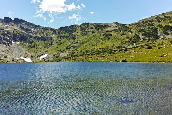 Krajobraz Jezior Ryba Ribni Ezera Góra Riła Bułgaria — Zdjęcie stockowe