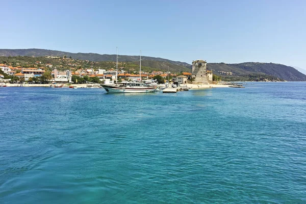 Ouranopoli Grecia Agosto 2019 Vista Panorámica Ciudad Ouranopoli Athos Chalkidiki — Foto de Stock