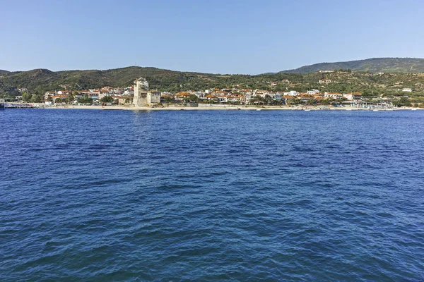 Ouranopoli Grecia Agosto 2019 Vista Panorámica Ciudad Ouranopoli Athos Chalkidiki — Foto de Stock