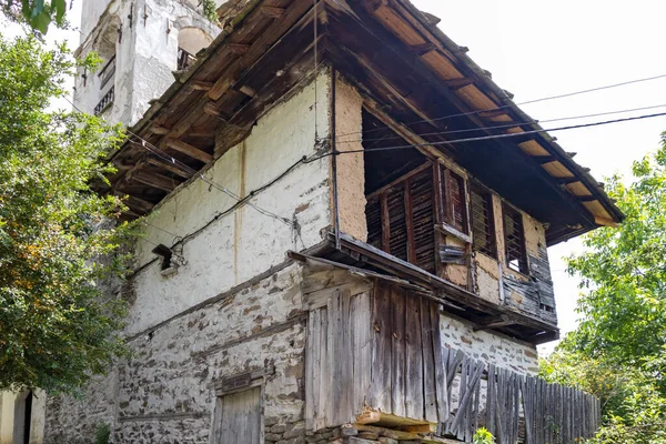 Village Kovachevitsa Avec Des Maisons Authentiques Xixe Siècle Région Blagoevgrad — Photo