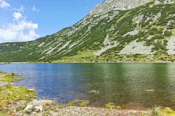 Sommar Landskap Fiskesjöarna Ribni Ezera Rila Berg Bulgarien — Stockfoto