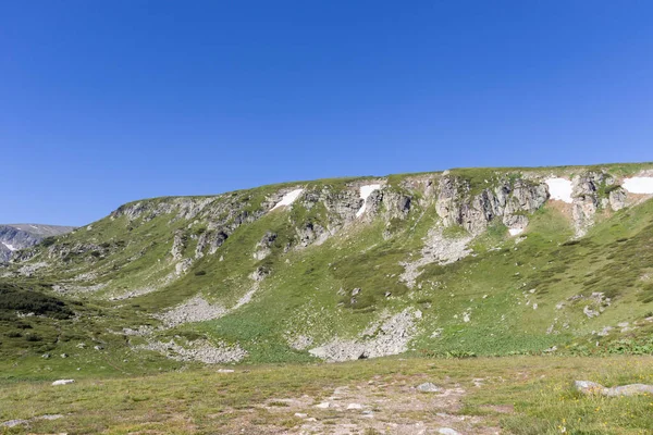 Nyári Táj Rila Mountain Közelében Hét Rila Tavak Bulgária — Stock Fotó