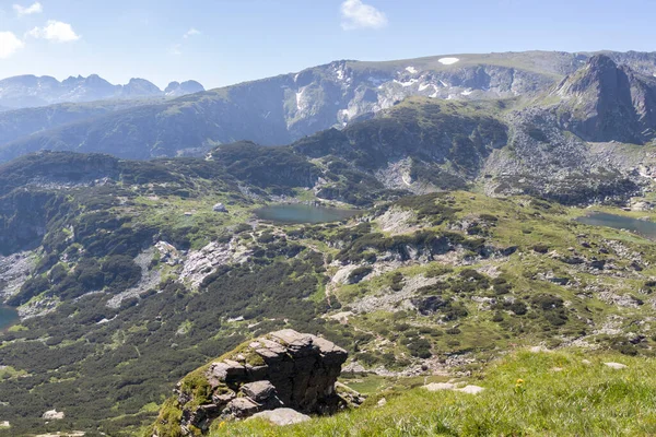 Letní Krajina Rila Mountain Blízkosti Seven Rila Lakes Bulharsko — Stock fotografie