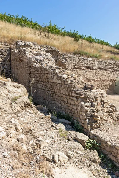 Ruínas Antiga Macedônia Heraclea Sintica Localizada Perto Cidade Petrich Região — Fotografia de Stock