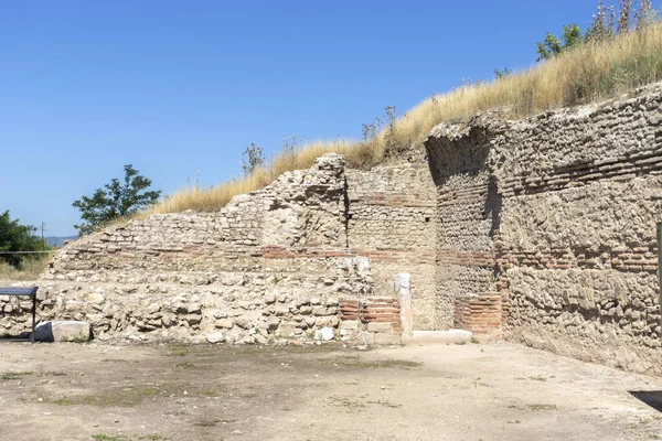 Ruínas Antiga Macedônia Heraclea Sintica Localizada Perto Cidade Petrich Região — Fotografia de Stock