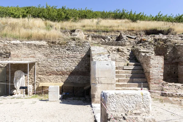 Ruïnes Van Het Oude Macedonië Polis Heraclea Sintica Gelegen Nabij — Stockfoto