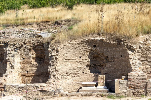 Rovine Dell Antica Macedonia Polis Heraclea Sintica Situata Vicino Alla — Foto Stock