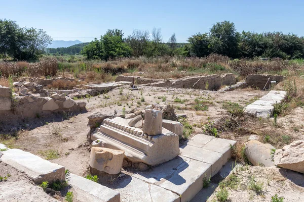 Ruïnes Van Het Oude Macedonië Polis Heraclea Sintica Gelegen Nabij — Stockfoto