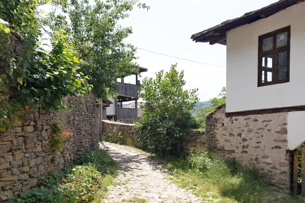 Χωριό Kovachevitsa Αυθεντικά Σπίτια Του Δέκατου Ένατου Αιώνα Περιοχή Blagoevgrad — Φωτογραφία Αρχείου