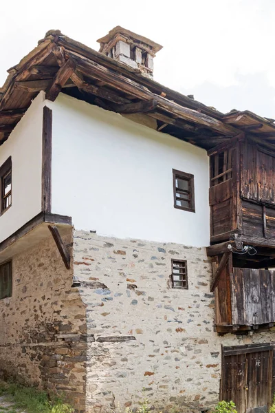Pueblo Kovachevitsa Con Casas Auténticas Del Siglo Xix Región Blagoevgrad — Foto de Stock