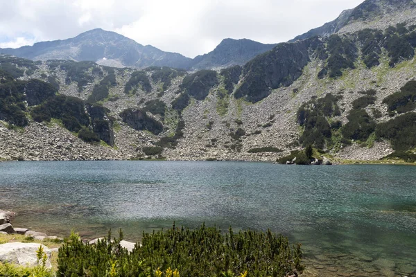 Paesaggio Incredibile Pirin Mountain Pesce Lago Banderitsa Bulgaria — Foto Stock