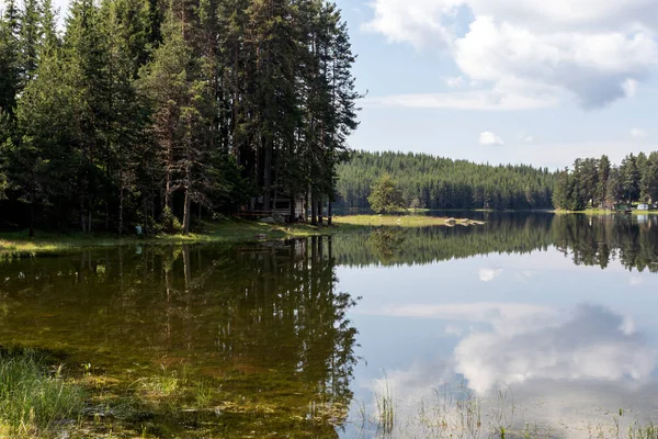 Пейзаж Водохранилищем Широкий Луг Пазарджикская Область Болгария — стоковое фото