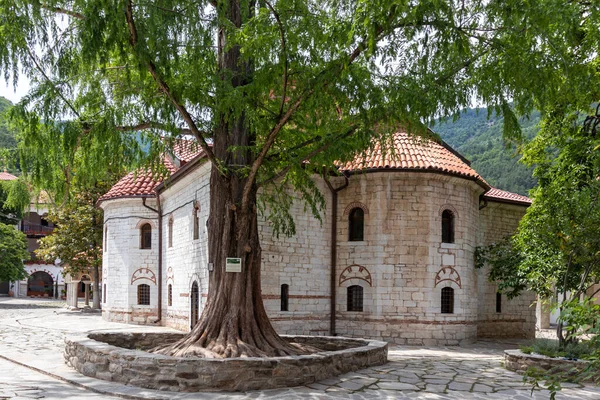 Bachkovo Monastery Bulharsko Června 2020 Středověké Budovy Klášteře Bachkovo Kolej — Stock fotografie