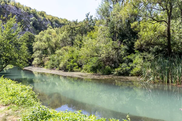 Bulgaristan Altın Panega Nehri Boyunca Iskar Panega Geopark Hava Manzarası — Stok fotoğraf
