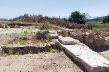 Bulgaristan 'ın Blagoevgrad Bölgesi' nin Petrich kasabası yakınlarındaki antik Makedon polisi Heraclea Sintica 'nın kalıntıları