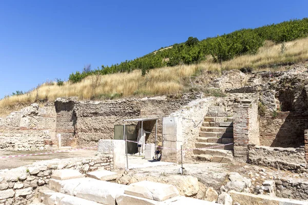 Ruins Ancient Macedonian Polis Heraclea Sintica Located Town Petrich Blagoevgrad — Stock Photo, Image