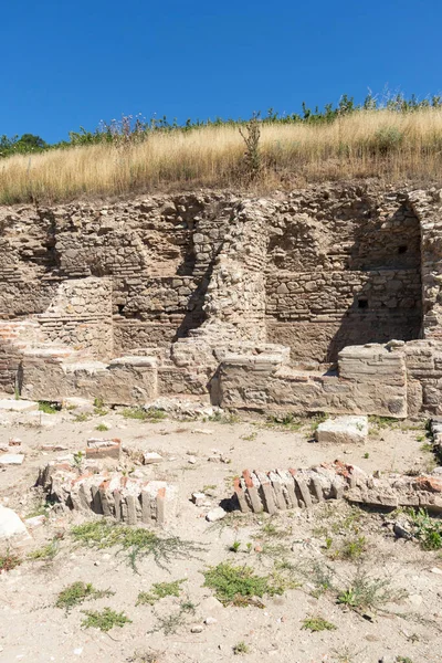Ruïnes Van Oude Macedonische Polis Heraclea Sintica Gelegen Nabij Stad — Stockfoto