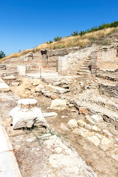 Ruïnes Van Oude Macedonische Polis Heraclea Sintica Gelegen Nabij Stad — Stockfoto