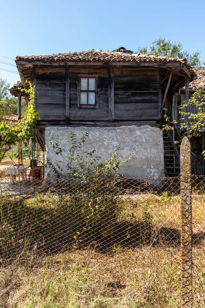 stock image Old Houses from the nineteenth century in the historic village of Brashlyan, Burgas Region, Bulgaria