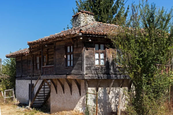 Old Houses from the nineteenth century in the historic village of Brashlyan, Burgas Region, Bulgaria