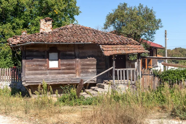 Old Houses from the nineteenth century in the historic village of Brashlyan, Burgas Region, Bulgaria
