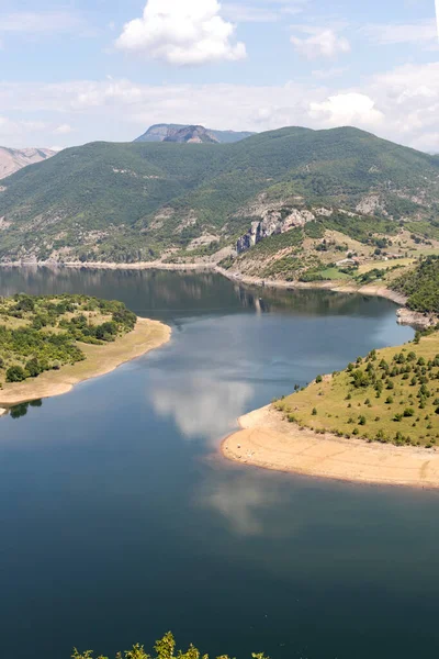 Vista Incrível Arda River Meander Kardzhali Reservoir Bulgária — Fotografia de Stock