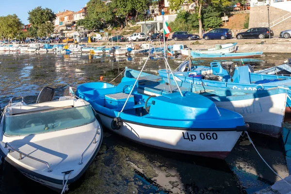 Sozopol Bulgaria August 2020 Amazing Sunset Port Sozopol Burgas Region — Stock Photo, Image