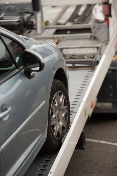 Prozess Den Abschleppwagen Eines Autos — Stockfoto