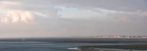 Panoramisch Zicht Baai Van Crotoy Frankrijk — Stockfoto