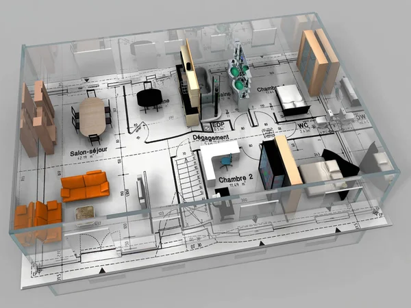 Plan Intérieur Mobilier — Photo