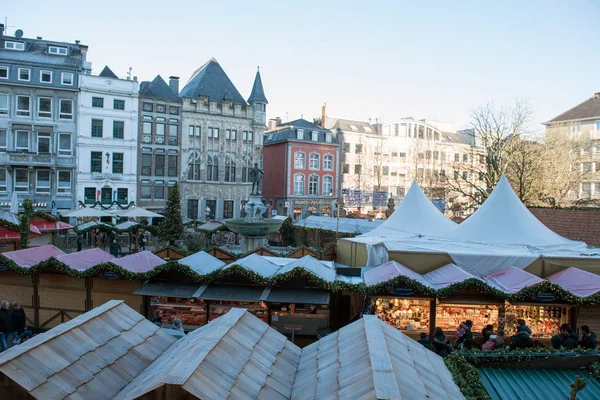 Mercatino Natale Aix Chapelle — Foto Stock