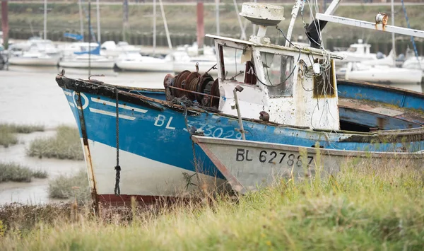 Vista Barcos Pesca Antiguos —  Fotos de Stock