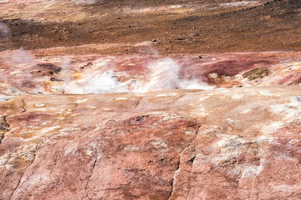 Myvatn sulfatars w Islandii — Zdjęcie stockowe