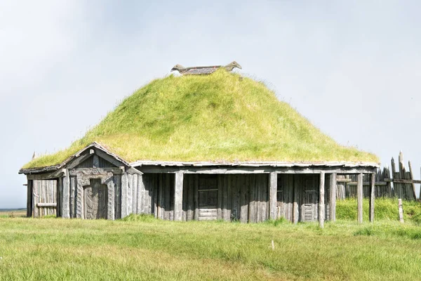 Vikings aldeia na Islândia — Fotografia de Stock