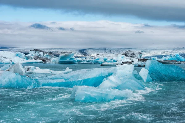 Glacial lagoon of Jokulsarlon — Stock Photo, Image