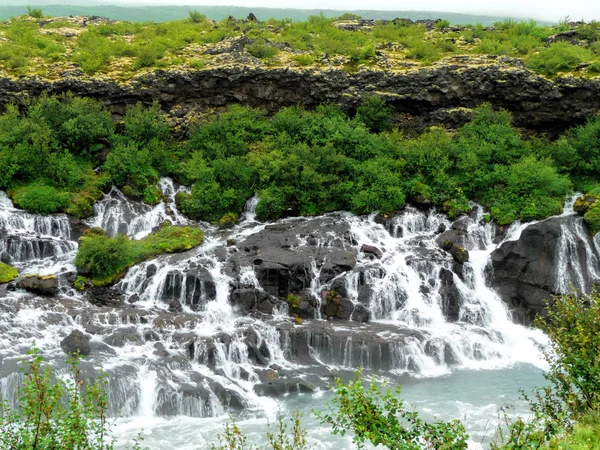 Καταρράκτης Barnafoss — Φωτογραφία Αρχείου