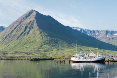 İzlanda 'daki Siglufjordur Köyü