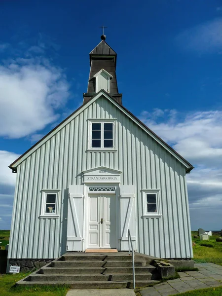 Kostel Strandarkirkja Islandu — Stock fotografie