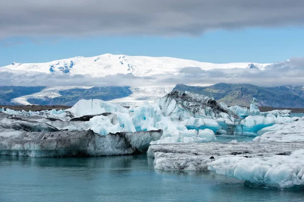 Laguna Glaciar Jokulsarlon — Foto de Stock