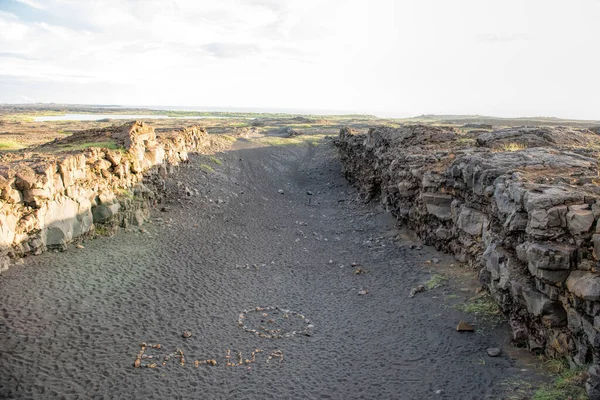 American Eurasian Rift Iceland — Stock Photo, Image