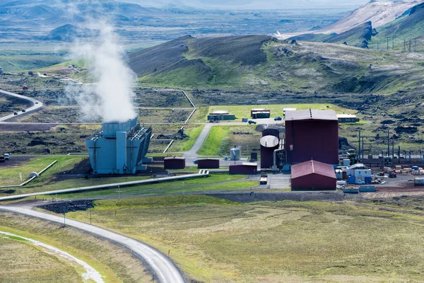 Geothermal Power Station Iceland — Stock Photo, Image