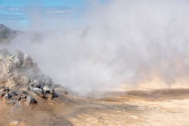 İzlanda 'da Myvatn Sülfatar