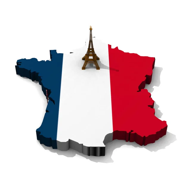 Франция Эйфелева Башня — стоковое фото