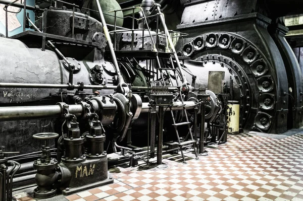 Grote Staalfabriek Machines — Stockfoto