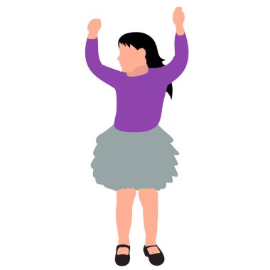 beyaz arkaplan, düz biçim, çocuk