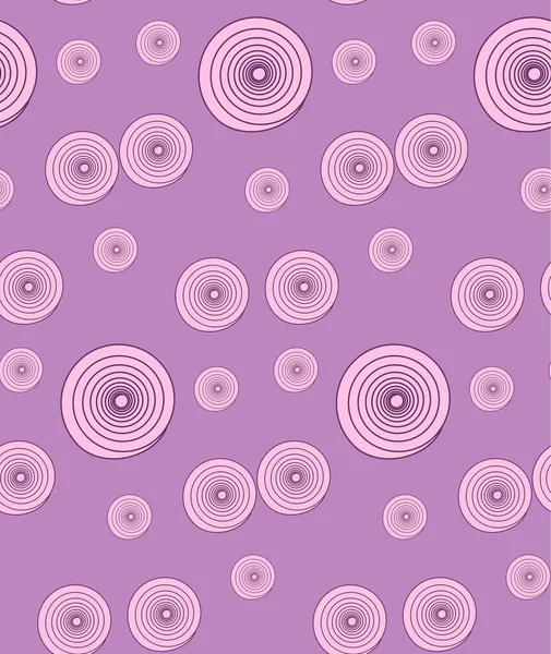 Vektor Nahtloser Hintergrund Von Spiralen Violett — Stockvektor