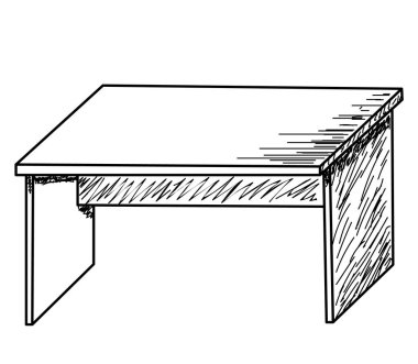 vektör, tablonun izole edilmiş çizimi