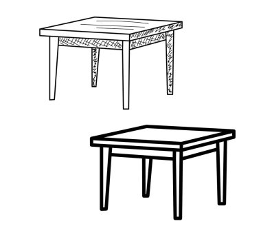 taslak tablolarının koleksiyonu, izole