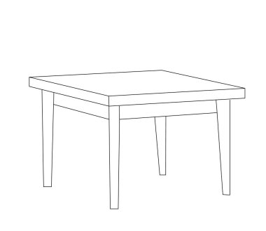 vektör izole tablo çevresi