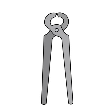 beyaz arkaplan, inşaat aracı pensesi